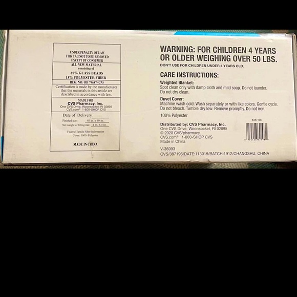 CVS Health Children's Weighted Blanket - Picture 5 of 5